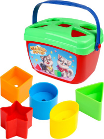 Сортер-ведерко "Щенки" Сортер-ведерко "Щенки"