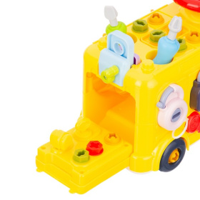 Набор развивающий Elefantino "Юный механик", в комплекте: гаечный ключ, отвертка, съемный двигатель Набор развивающий Elefantino "Юный механик", в комплекте: гаечный ключ, отвертка, съемный двигатель