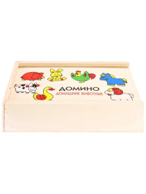 Деревянная игрушка. Домино. "Домашние животные" Деревянная игрушка. Домино. "Домашние животные"