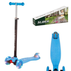 Самокат четырехколесный, колеса PU со светом Самокат четырехколесный, колеса PU со светом