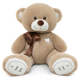 Игрушка мягкая "Медведь Феликс", цвет: кофейный, 60 см Игрушка мягкая "Медведь Феликс", цвет: кофейный, 60 см