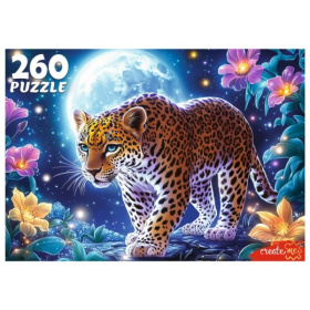 Пазлы 260 элементов "Лунный леопард" Пазлы 260 элементов "Лунный леопард"