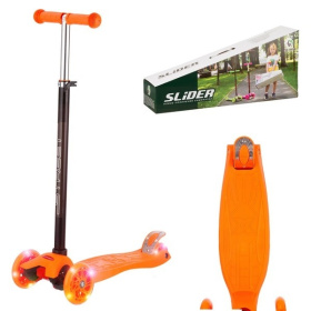 Самокат четырехколесный, колеса PU со светом Самокат четырехколесный, колеса PU со светом