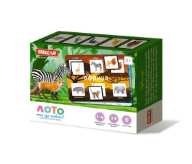 Лото "Кто где живёт. Континенты" Лото "Кто где живёт. Континенты"