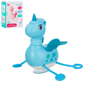 Игрушка развивающая Elefantino "Единорожка", на присоске, развитие мелкой моторики, резиночки с разн Игрушка развивающая Elefantino "Единорожка", на присоске, развитие мелкой моторики, резиночки с разн