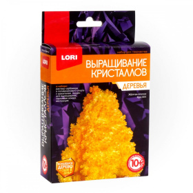 Выращивание кристаллов. Деревья "Желтая ёлочка" Выращивание кристаллов. Деревья "Желтая ёлочка"