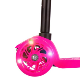 Самокат четырехколесный, колеса PU со светом Самокат четырехколесный, колеса PU со светом