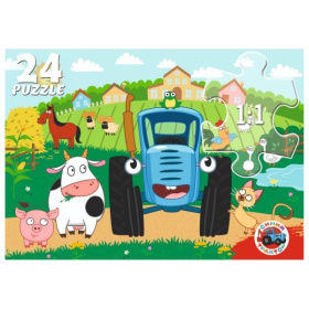Пазлы 24 элементов. Лицензия/ Синий трактор Пазлы 24 элементов. Лицензия/ Синий трактор