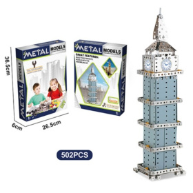 Конструктор "Биг Бен" металлический, 502 детали Конструктор "Биг Бен" металлический, 502 детали