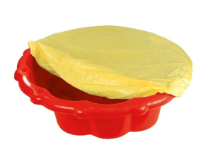 Песочница "Ракушка" с тентом, цвета в ассорт. 80*87*22 см Песочница "Ракушка" с тентом, цвета в ассорт. 80*87*22 см