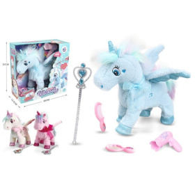 Набор "Конюшня" единорог мягкий на бат, звуковые эфекты, аксессуары, 3 цвета в ассортименте Набор "Конюшня" единорог мягкий на бат, звуковые эфекты, аксессуары, 3 цвета в ассортименте