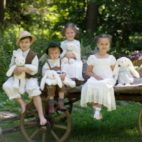 Мягкая Игрушка RELANA, Зайка в косынке, 23 см Мягкая Игрушка RELANA, Зайка в косынке, 23 см