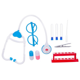 Набор "Доктор" "Girl's club", 9 предметов, стетоскоп со светом и звуком Набор "Доктор" "Girl's club", 9 предметов, стетоскоп со светом и звуком