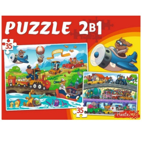 Макси-пазлы 2 в 1. Важный транспорт № 6 (35 и 35 эл.) Макси-пазлы 2 в 1. Важный транспорт № 6 (35 и 35 эл.)