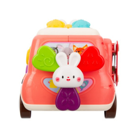 Центр игровой Elefantino "Весёлый автобус", световые и звуковые эффекты, рыбалка, молоточек, спиннер Центр игровой Elefantino "Весёлый автобус", световые и звуковые эффекты, рыбалка, молоточек, спиннер