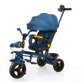 Велосипед трехколесный Slider с ручкой управления, надувные колеса 10 и 8 дюймов Велосипед трехколесный Slider с ручкой управления, надувные колеса 10 и 8 дюймов