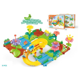 Набор "Железная дорога" конструктор, 51 элемент Набор "Железная дорога" конструктор, 51 элемент