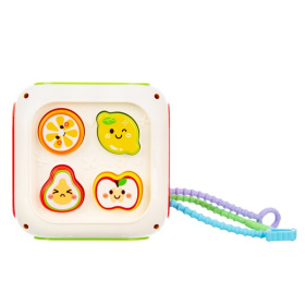 Центр развивающий Elefantino "Умный куб" 6в1, резиночки с разной текстурой, шестерёнки, сортер Центр развивающий Elefantino "Умный куб" 6в1, резиночки с разной текстурой, шестерёнки, сортер