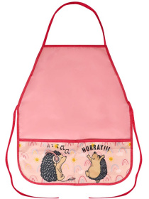 Фартук с 1 карманом МУЗЫКАЛЬНЫЕ ЁЖИКИ Фартук с 1 карманом МУЗЫКАЛЬНЫЕ ЁЖИКИ
