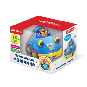 Музыкальная машинка Голубая Музыкальная машинка Голубая