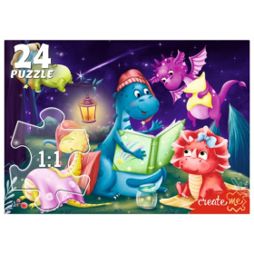 Макси-пазлы 24 элемента "Мир динозавров №47 Макси-пазлы 24 элемента "Мир динозавров №47