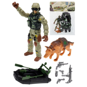 Игровой набор "Армия и флот" с лодкой (4 предмета) Игровой набор "Армия и флот" с лодкой (4 предмета)