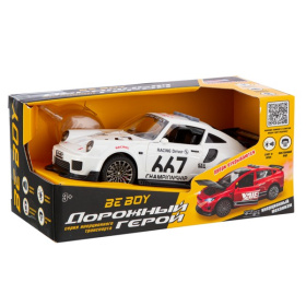 Машинка инерционная, "BeBoy" с паром Машинка инерционная, "BeBoy" с паром