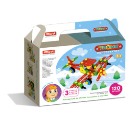 Конструктор "Техно" Самолет 120 деталей Конструктор "Техно" Самолет 120 деталей