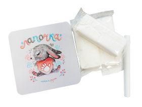 Набор "Лапочка" Слепок в жестяной коробочке Набор "Лапочка" Слепок в жестяной коробочке