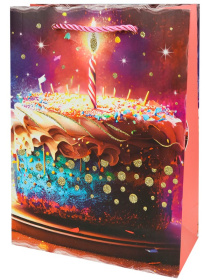 Dream cards Пакет подар. с мат. лам. и глит. (12 шт в наборе)18*23*10см р-р(М),Тортик со свечкой Dream cards Пакет подар. с мат. лам. и глит. (12 шт в наборе)18*23*10см р-р(М),Тортик со свечкой