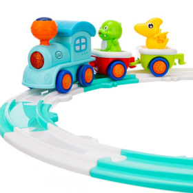 Железная дорога Elefantino "Веселое путешествие" 21 деталь, световые и звуковые эффекты,диаметр 57см Железная дорога Elefantino "Веселое путешествие" 21 деталь, световые и звуковые эффекты,диаметр 57см