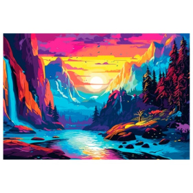 Алмаз мозаика (класс.) 17х22 см, с подр., с полным заполн. (20цв) Радужные горы Алмаз мозаика (класс.) 17х22 см, с подр., с полным заполн. (20цв) Радужные горы