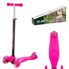 Самокат четырехколесный, колеса PU со светом Самокат четырехколесный, колеса PU со светом