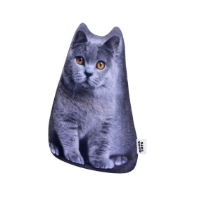 Игрушка антистресс "Кот серый" 20 см Игрушка антистресс "Кот серый" 20 см