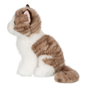 Кот серо-белый, 23 см, в/п 23*11*17 см Кот серо-белый, 23 см, в/п 23*11*17 см