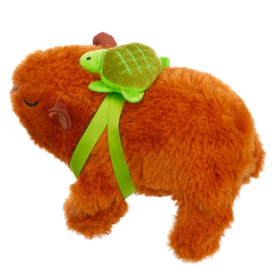 Мягкая игрушка "Капибара", функциональная, размер 16*13 см, 3 вида в ассортименте Мягкая игрушка "Капибара", функциональная, размер 16*13 см, 3 вида в ассортименте