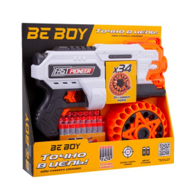 Автомат "BeBoy", 24 софт-патрона в комплекте Автомат "BeBoy", 24 софт-патрона в комплекте