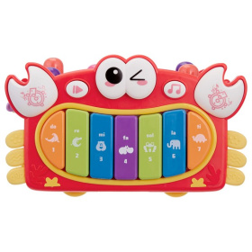 Развивающий игровой центр "Крабик", пианино, пищалка, часики, игра с молоточком, рыбалка, сортер Развивающий игровой центр "Крабик", пианино, пищалка, часики, игра с молоточком, рыбалка, сортер