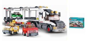 Конструктор "Грузовик" "Городская серия", 600 деталей, в/к 28,5*32,5*17 см Конструктор "Грузовик" "Городская серия", 600 деталей, в/к 28,5*32,5*17 см