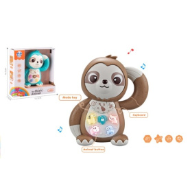 Ленивец, световые и звуковые эффекты, звуки животных, 2 цвета в ассортименте Ленивец, световые и звуковые эффекты, звуки животных, 2 цвета в ассортименте