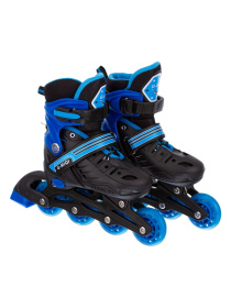 Ролики раздвижные голубые, колеса PU 64 мм, р-р S, 31-34, в сумке Ролики раздвижные голубые, колеса PU 64 мм, р-р S, 31-34, в сумке