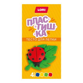 Пластишка. Тесто для лепки. Набор № 21 (4цв по 50 г) Пластишка. Тесто для лепки. Набор № 21 (4цв по 50 г)