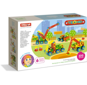 Конструктор "Техно" Стройка 220 деталей Конструктор "Техно" Стройка 220 деталей