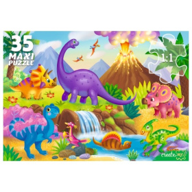 Макси-Пазлы 35 элементов. ДИНОЗАВРЫ №8 Макси-Пазлы 35 элементов. ДИНОЗАВРЫ №8