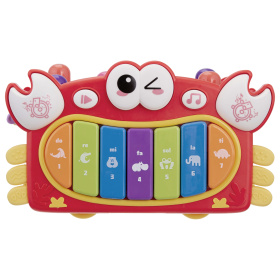 Развивающий игровой центр "Крабик" "Elefantino", пианино, пищалка, часики, игра с молоточком,рыбалка Развивающий игровой центр "Крабик" "Elefantino", пианино, пищалка, часики, игра с молоточком,рыбалка