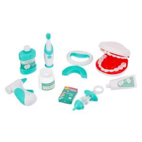 Набор Girl's club "Доктор": бормашина (бор вращается), электрическая зубная щетка, более 10 предмето Набор Girl's club "Доктор": бормашина (бор вращается), электрическая зубная щетка, более 10 предмето