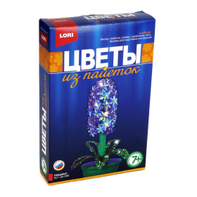 Цветы из пайеток "Гиацинт"