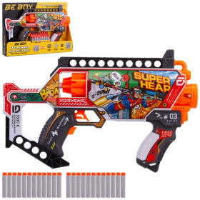 Автомат "BeBoy", 24 софт-патрона в комплекте Автомат "BeBoy", 24 софт-патрона в комплекте