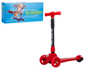 Самокат трехколесный со светящимися колесами Самокат трехколесный со светящимися колесами