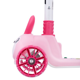 Самокат трехколесный Slider, колеса светящиеся, руль складной Самокат трехколесный Slider, колеса светящиеся, руль складной